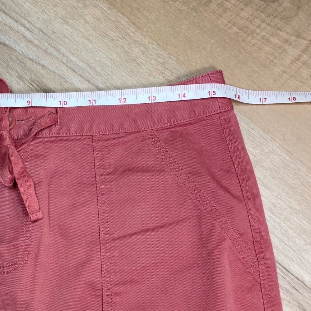 LL Bean Favorite Fit Cargo Skirt Pink Cotton Stretch Petite size 6 outdoor - Picture 8 of 10